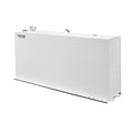 57 GAL SQUARE PRO FUEL TRANSFER TANK WHITE SINGLE