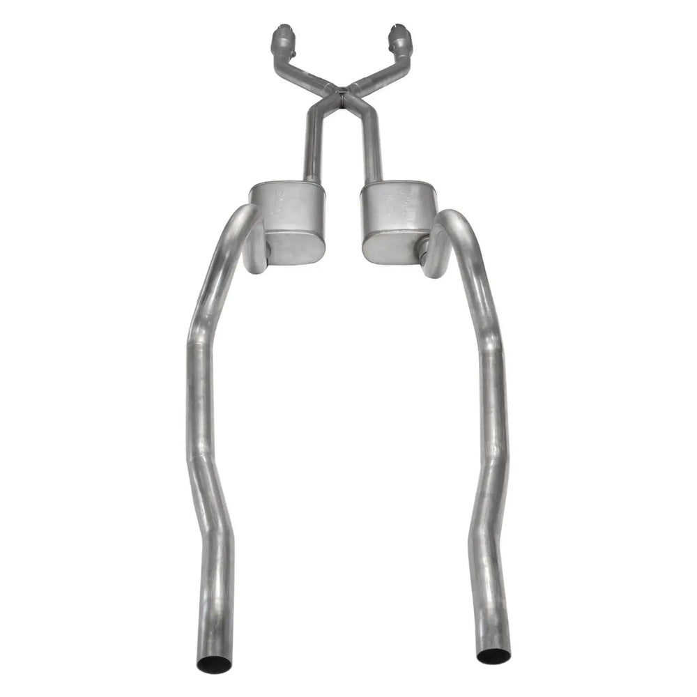 ~(60 lbs. 60X14X14)~ 1975-76 MOPAR A-Body 2.5IN Crossmember Back w/ Xpipe Exhaust System