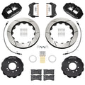 Wilwood 95-98 Nissan Skyline Superlite 6R Front BBK w/ 12.88in Slotted Rotors & Flexlines - Black