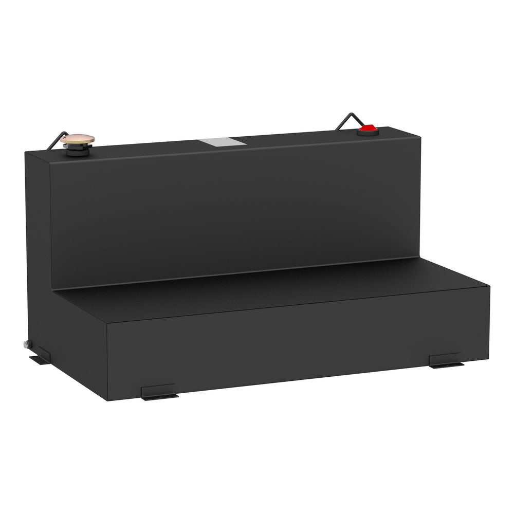 L-SHAPE TRANSFER TANK 75 GAL BLK