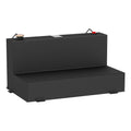 L-SHAPE TRANSFER TANK 75 GAL BLK