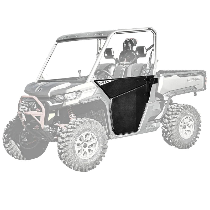 1623 CANAM DEFENDER HALF DOORS SINGLE CAB/BLACK