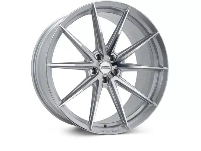 Vossen HFX-2 22x10.5 / 5x120 / ET38 / Deep Face / 72.56 - Silver Polished Wheel