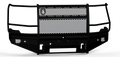 24C SIERRA 2500/3500 HD VAQUERO FRONT NON WINCH BUMPER FULL GUARD 2IN RECEIVER TEXTURE BLACK