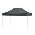 ECLIPSE 15FT(4.5M) STL SHELTER STEEL GRAY FRAME & STEEL ORANGE TOP