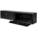 18X16X72 TEXTURED MATTE BLACK DIAMOND TREAD ALUMINUM TOPSIDER TRUCK BOX