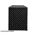 18X16X72 TEXTURED MATTE BLACK DIAMOND TREAD ALUMINUM TOPSIDER TRUCK BOX