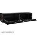 18X16X72 TEXTURED MATTE BLACK DIAMOND TREAD ALUMINUM TOPSIDER TRUCK BOX