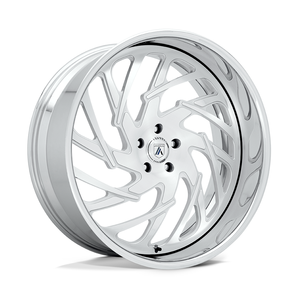 14" AF864 STEERING WHL BLK-LTHR CHR