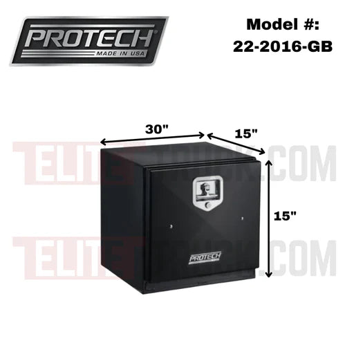 BOX STEEL 15HX15DX30L SWNG DR LHO P