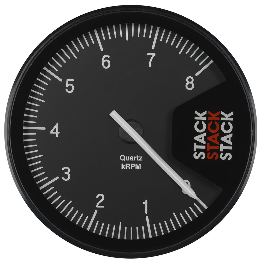TACHOMETER PROFESSIONAL ACTION REPLAY 125MM BLK 08K RPM