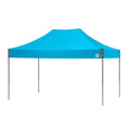 ECLIPSE 15FT(4.5M) STL SHELTER STEEL GRAY FRAME & PUNCH TOP