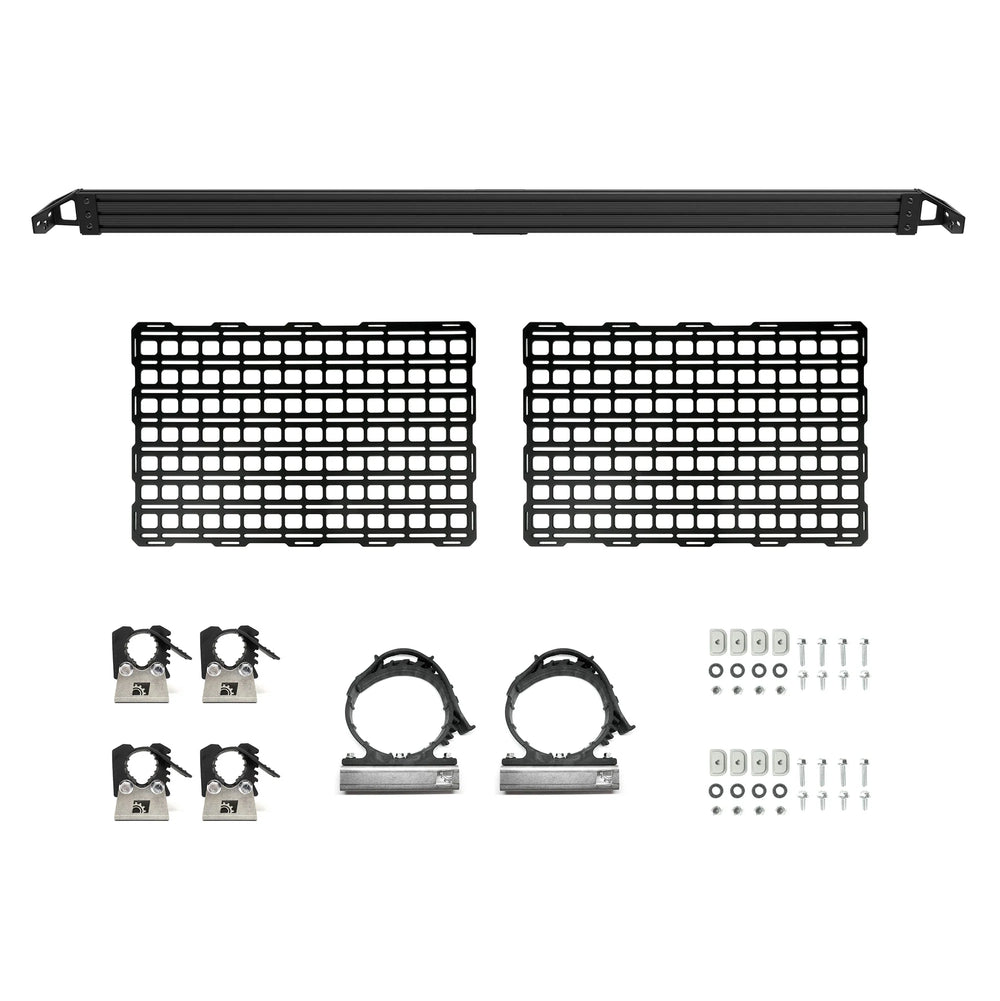 BuiltRight Industries 2017+ Ford F-250/350/450 Bulkhead Utility Rail MOLLE - Stage 1 Kit