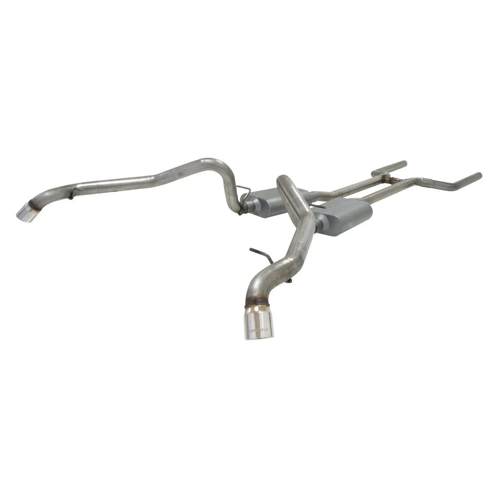 American Thunder Crossmember-Back Exhaust System Fits 1962-1967 Chevrolet Chevy Ii/Nova With V8 Engine 2.50 Inch Stainless Steel Aggressive To Moderate Sound Flowmaster