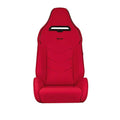 Braum Viper X Series Sport Seats - Black Red Houndstooth - BRR3-BKRH3
