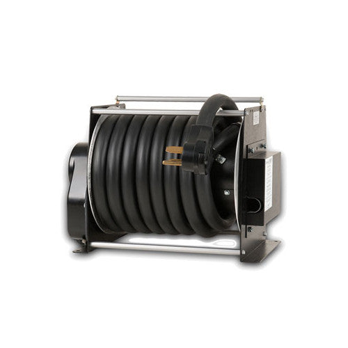 50AMP LOW PROFILE CORD REEL W/ 33 FEET OF 6/3 8/1 FLEXIBLE CORD