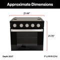FURRION 3-BURNER GAS RV RANGE WITH
