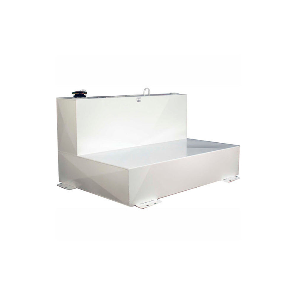 WHITE STEEL TRANSFER TANK 88 GALLON