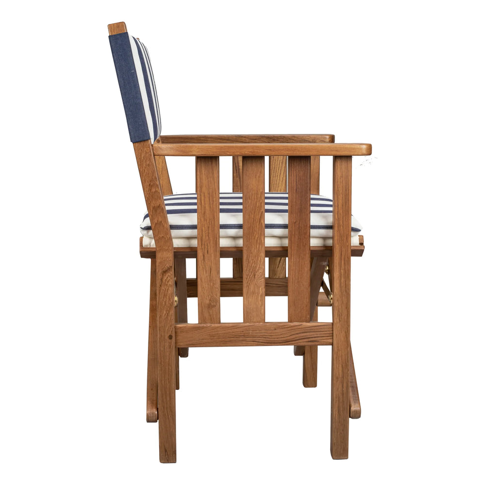 TEAK DIRECTOR'S CHAIR II W/ CUSHION