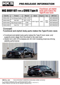 HKS BODY KIT TYPE-S FL5 Duck Tail