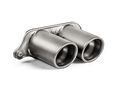 Akrapovic 2022+ Porsche 718 Cayman GT4 RS Titanium Right Tail Pipe Set