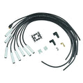 Spark Plug Wire Set Universal 180 Deg White Ceramic Boots These Ceramic Boot Spiral Core Universal Fit Spark Plug Wire Sets Have Straight 180 Degree Boots ACCEL
