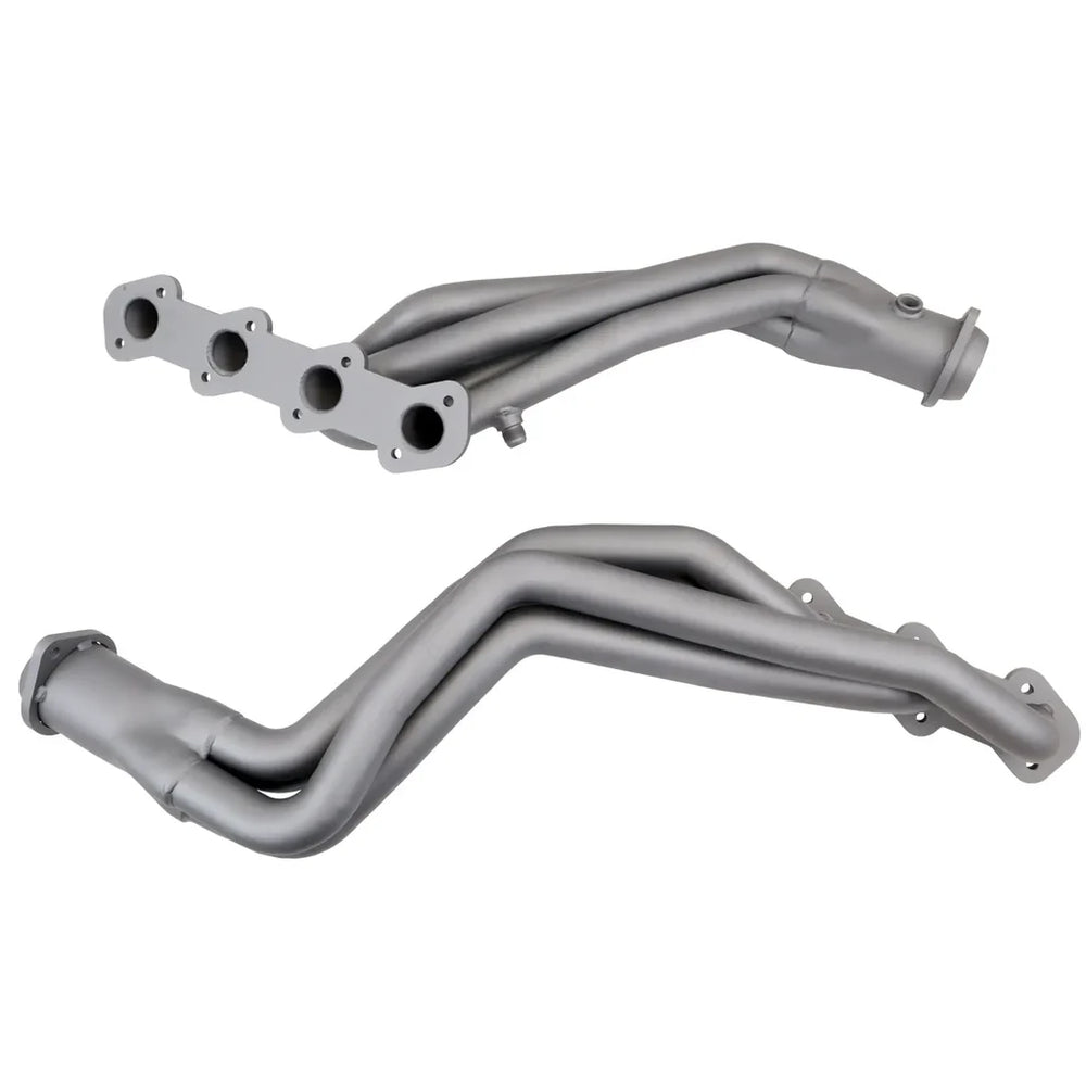 Headers: 1996-2006 Ford Mustang GT 4.6L; manual transmission; 1 5/8" Full-Length Header Kit; chrome