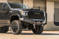 20C SIERRA 2500/3500 HD VAQUERO FRONT GRILLE GUARD TEXTURE BLACK