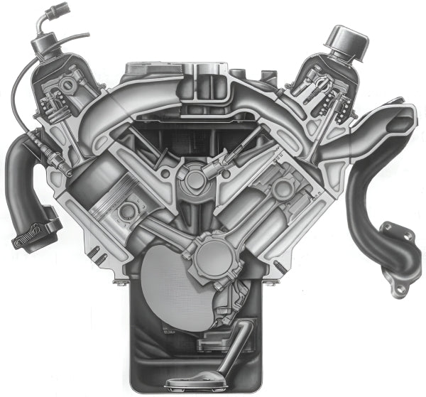 SBM Magnum Roller Rocker Arm Set - Shaft Mnt.