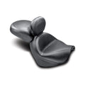 Mustang 09-21 Suzuki Boulevard C50/C50T Standard Touring 2PC Seat w/Driver Backrest - Black