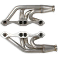 Small Block Chevy Turbo Headers Natural Finish Small Block Chevy Turbo Header (Up And Forward) 304SS 1-3/4 Inch 2-1/2 Inch Collector Natural Finish FlowTech