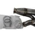 Small Block Chevy Turbo Headers Natural Finish Small Block Chevy Turbo Header (Up And Forward) 304SS 1-3/4 Inch 2-1/2 Inch Collector Natural Finish FlowTech