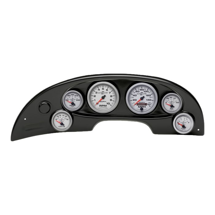 AutoMeter Gauge Kit 2 Pc. Quad & Tach/Speedo 5in. Prestige Antique. Ivory