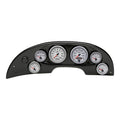 AutoMeter Gauge Kit 2 Pc. Quad & Tach/Speedo 5in. Prestige Antique. Ivory