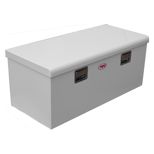 SINGLE LID ALUM CHEST BOX WHT F/SPORTSIDE/MIDSIZE