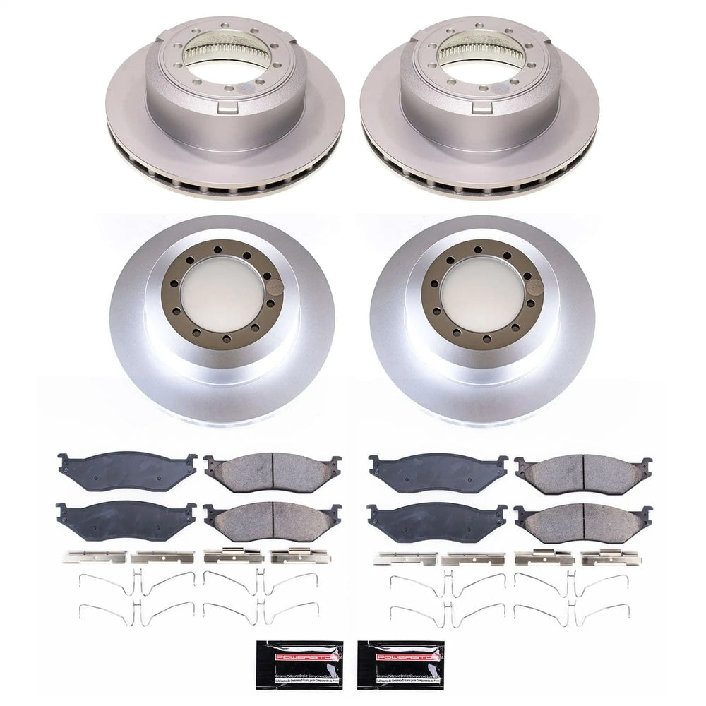Power Stop 08-19 Ford F53 Front and Rear Z17 Coated Brake Kit