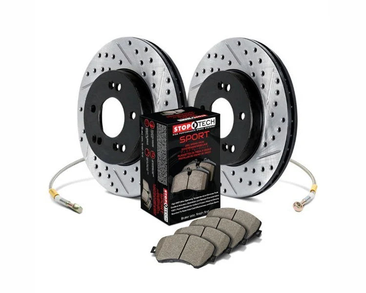 Sport Axle Pack, Drilled & Slotted, Rear