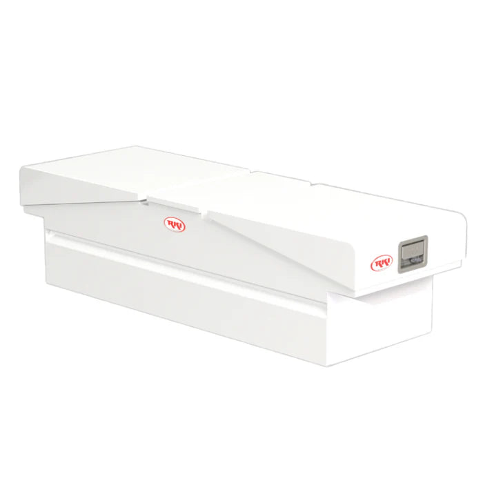 DOUBLE LID STEEL CROSS BOX BLK F/COMPACTMIDSIZE