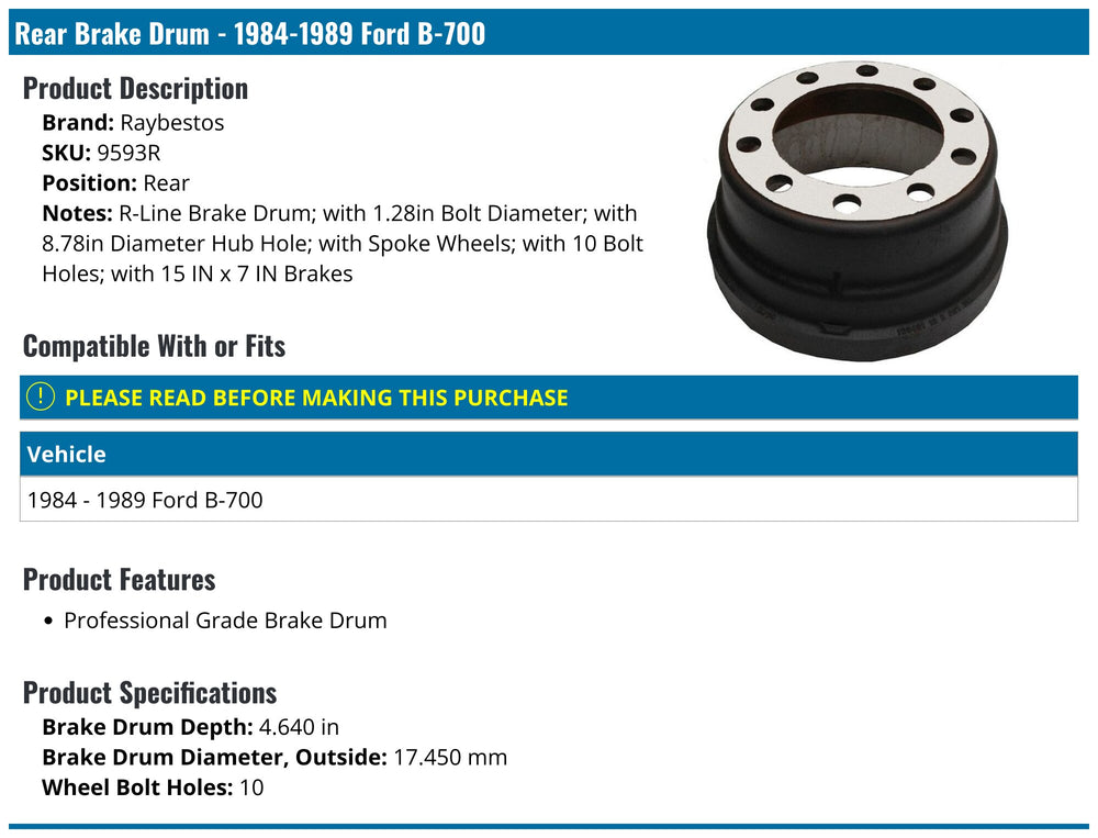 BRAKE DRUM