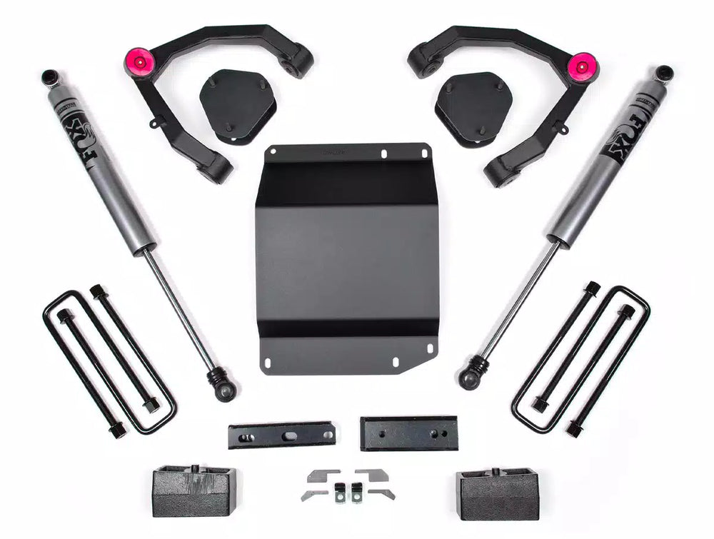 20072013 CHEVY/GMC 1500 4WD 3.5IN W/ADV SRS UCA KIT RR BLOCKFOX SHKS