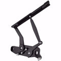 1968-1974 Nova/Ventura Hood Hinge Kit - Solid Frame - Fiberglass - Black