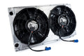 CSF Motorsport Radiator with Shroud - 14in SPAL Brushless Fans - Harnesses