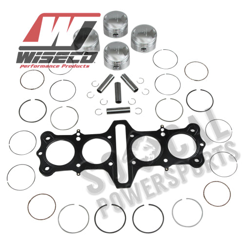 Wiseco 4 Stroke Forged Series Piston Kit, 72.00 MM Bore, 10.25:1 CR