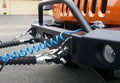 ~(90 lbs. 63X17X14)~ Signature Series Mid Width Front Bumper Setup for Warn Power Plant Winch only w / Bull Bar tube Guard