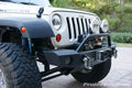 ~(90 lbs. 63X17X14)~ Signature Series Mid Width Front Bumper Setup for Warn Power Plant Winch only w / Bull Bar tube Guard