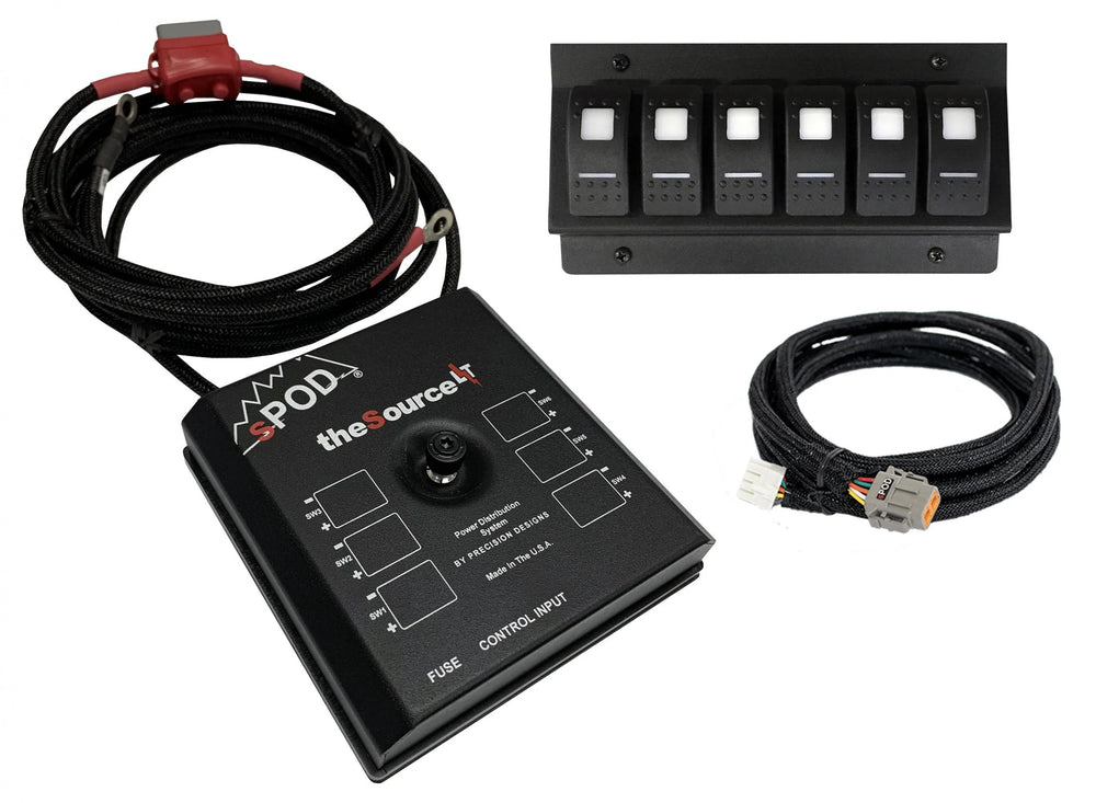 SOURCESE W/ BLUE LED 8-SWITCH PANEL