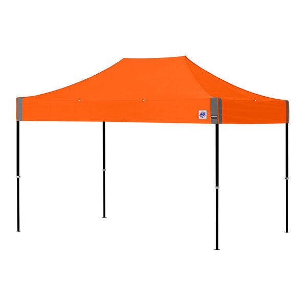 SPEED SHELTER 8FTX12FT(2.5MX3.7M) STL SHELTER BLACK FRAME & STEEL ORANGE TOP