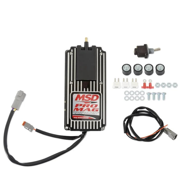 Pro Mag 12/20 Amp Electronic Points Box, Black The Points Box Controls The Spark Duration And The Unique Full Power Firing Of The Pro-Mag 12 And 20 MSD Ignition