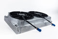 CSF Motorsport Radiator with Shroud - 14in SPAL Brushless Fans - Harnesses