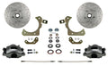 LEED Brakes Spindle Kit with Drilled Rotors and Zinc Plated Calipers
